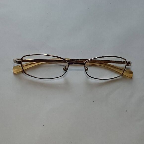Bella Italia 245 51-18-135 Metal Frame Gold Eyeglass - Picture 1 of 9